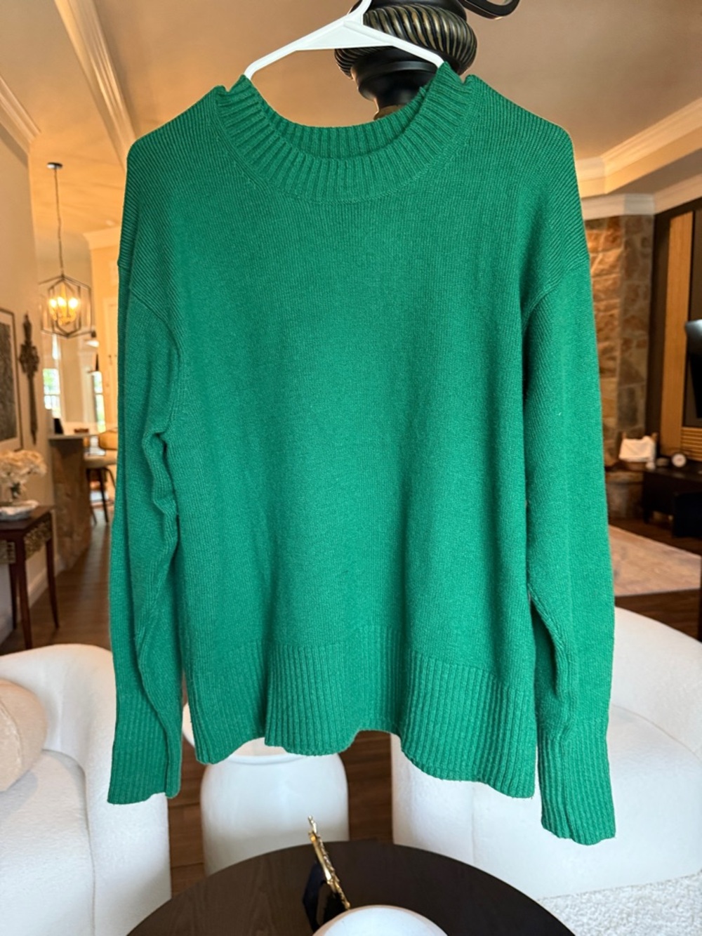 Banana Republic Emerald Green Crewneck Sweater